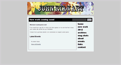 Desktop Screenshot of johnryanart.com